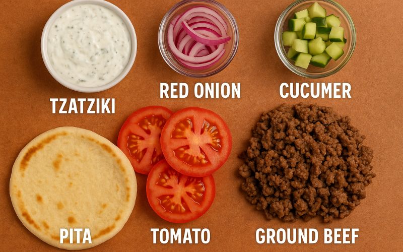 Ground Beef Gyros