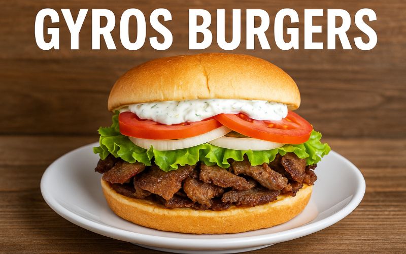 How to Make Gyros Burgers at Home, Easy Recipe for Street-Style Taste