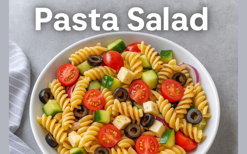 Simple Homemade Pasta Salad Recipe – Easy, Tasty & Healthy