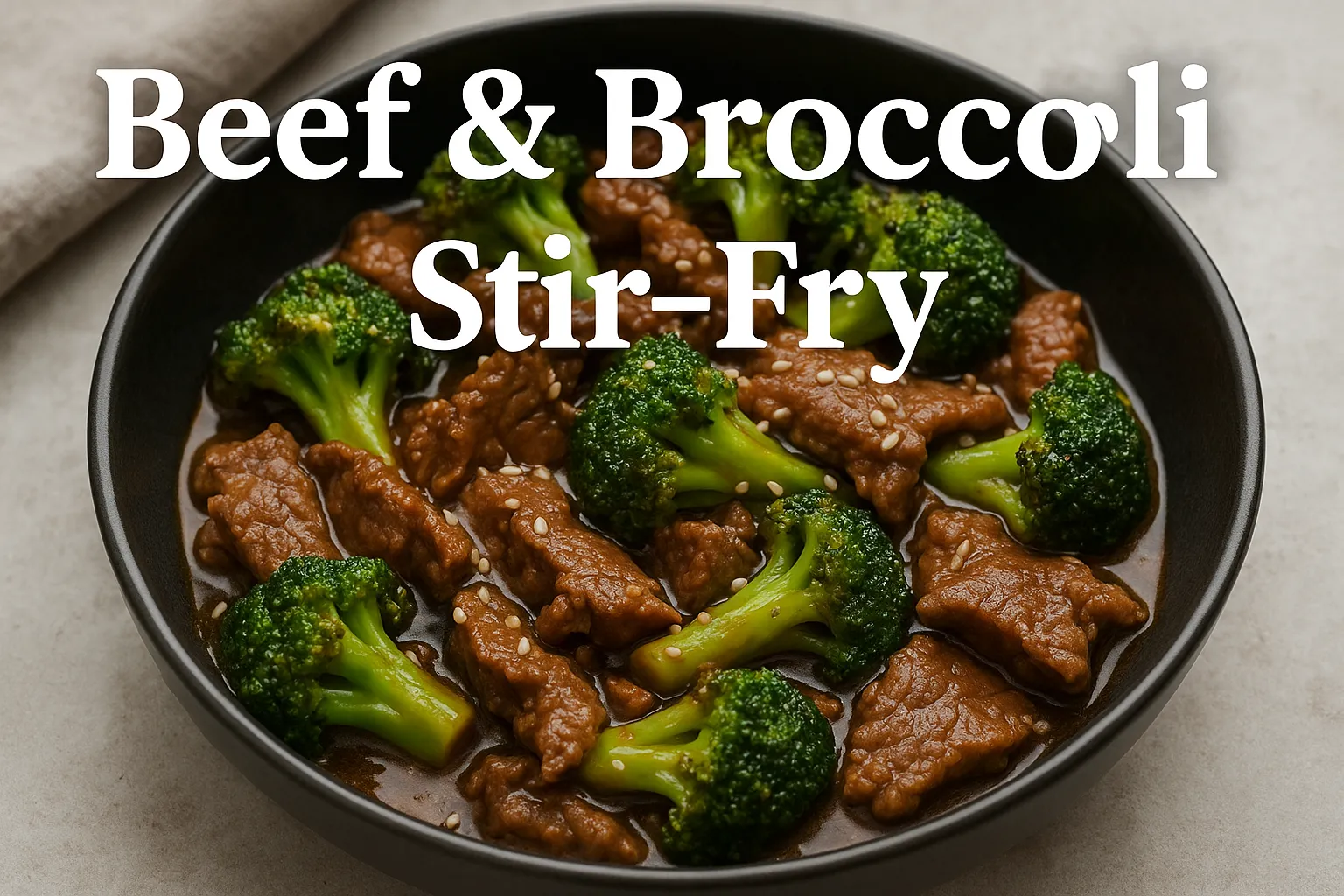 Beef & Broccoli Stir-Fry Recipe: Easy and Tasty Dinner in Minutes