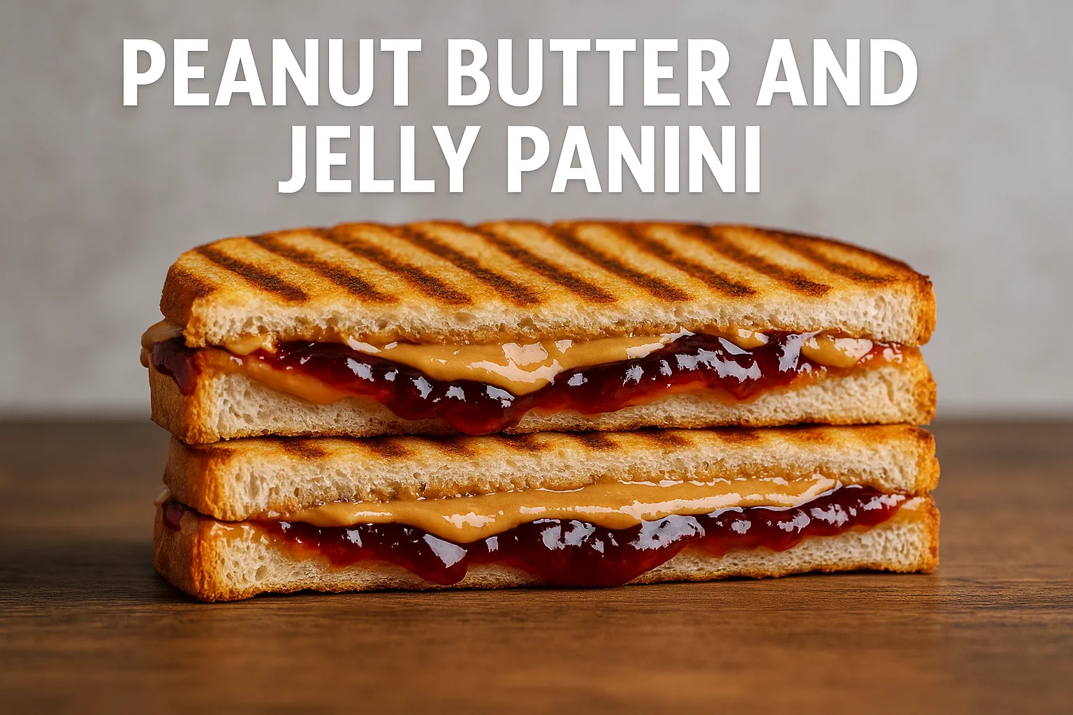 Peanut Butter and Jelly Panini Recipe – Quick, Crispy & Tasty Sandwich