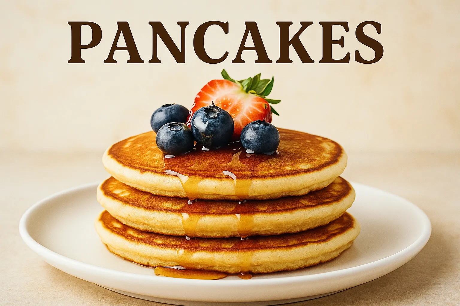 Easy Homemade Pancakes Recipe – Simple, Soft & Tasty Breakfast